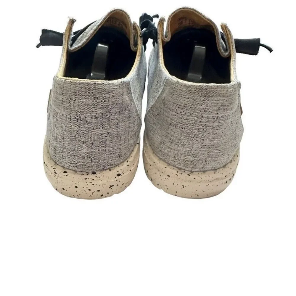 Hey Dude Wendy Sneakers Women's‎ 7 Chambray White Blue Slip On
